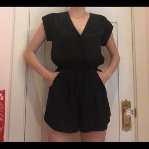 Babaton Black Romper size Small
